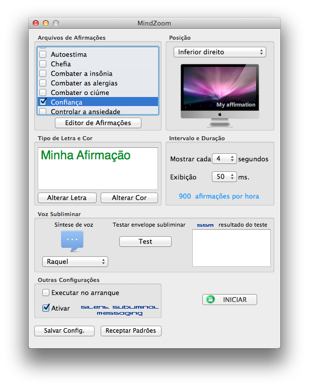 janela mindzoom para Mac OS