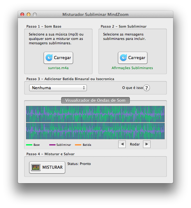 misturador subliminar para Mac OS